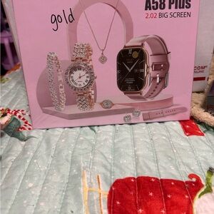 A58 Plus Smartwatch - Pink